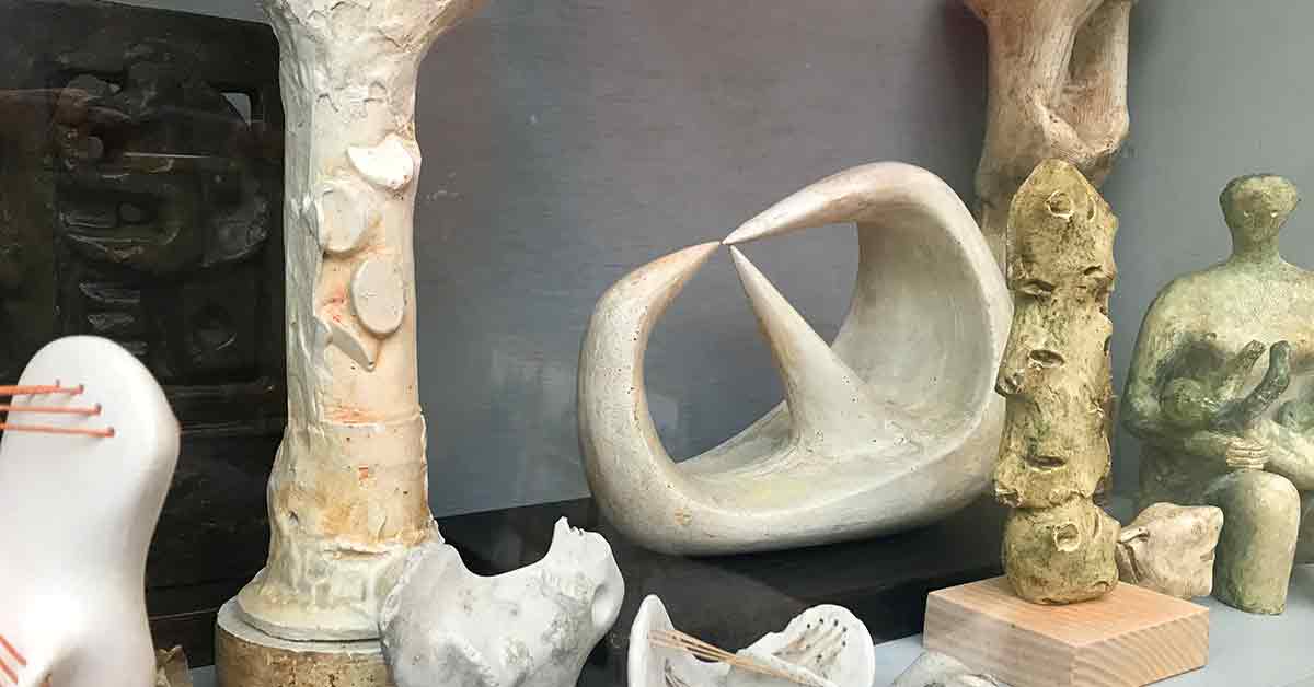 Henry Moore maquettes Small model sculptures in the artist