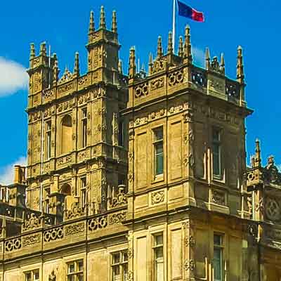 Highclere Castle - the set for Downton Abbey TV show.
