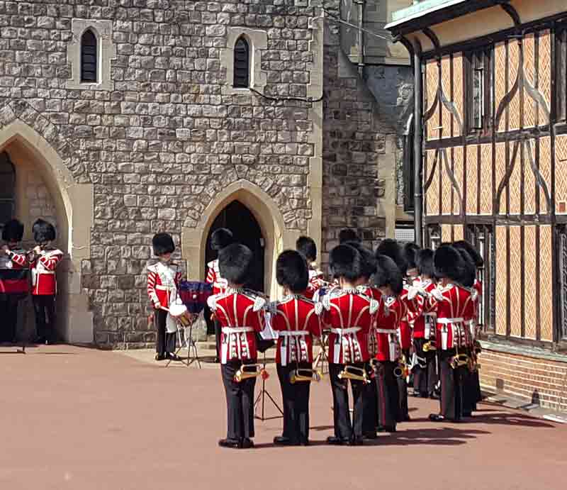 Changing the Guard ceremony.