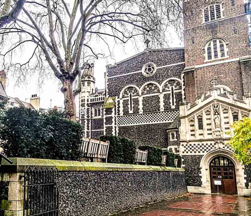 West door and entrance from Smithfield.